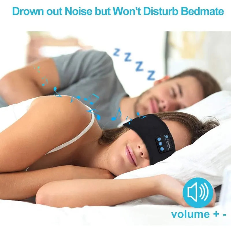 Bluetooth Sleep Headband Headphones Eye Mask | אוזניות Bluetooth סרט שינה