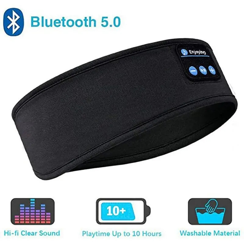 Bluetooth Sleep Headband Headphones Eye Mask | אוזניות Bluetooth סרט שינה