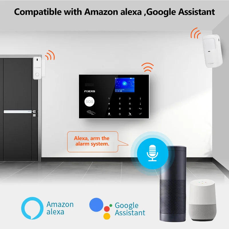 מערכת אזעקה חכמה Wi-Fi + GSM עם אפליקציית Tuya
