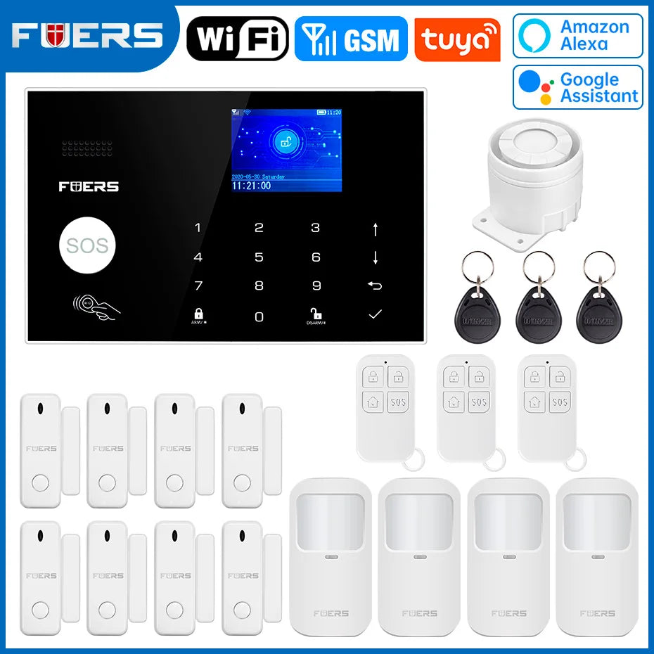 מערכת אזעקה חכמה Wi-Fi + GSM עם אפליקציית Tuya