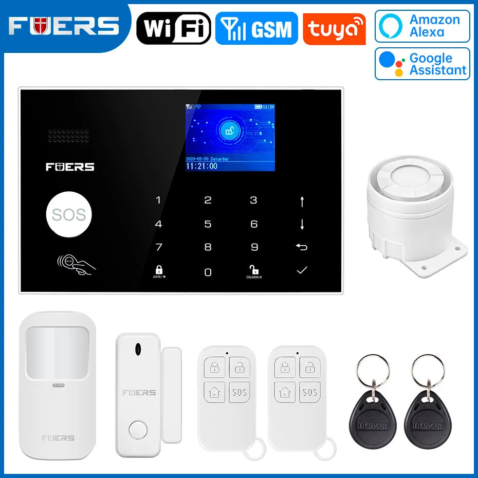 מערכת אזעקה חכמה Wi-Fi + GSM עם אפליקציית Tuya