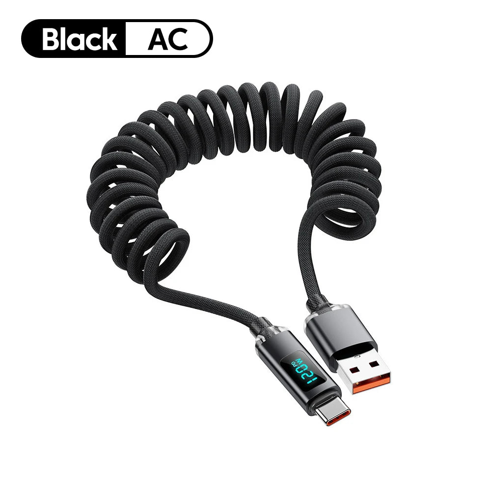 כבל USB לטעינה מהירה 5A