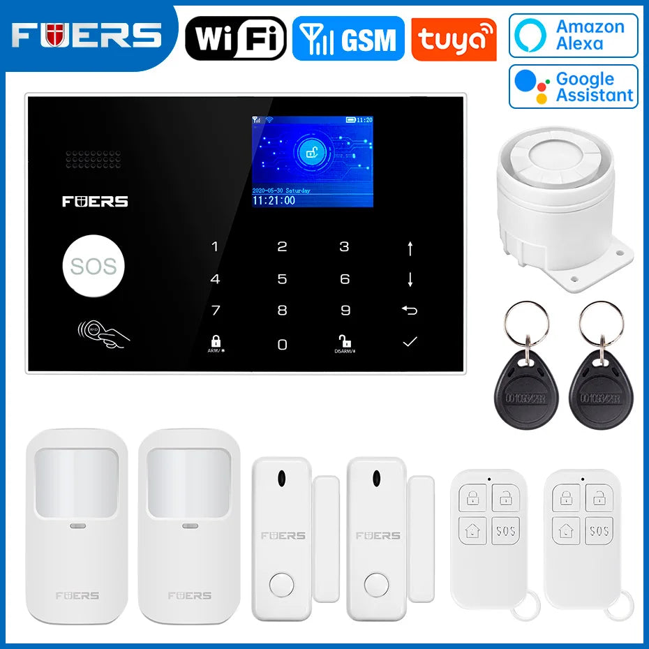 מערכת אזעקה חכמה Wi-Fi + GSM עם אפליקציית Tuya