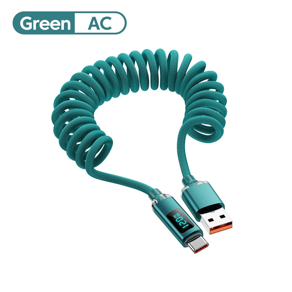 כבל USB לטעינה מהירה 5A
