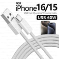 כבל USB-C קלוע עם טעינה מהירה 6A
