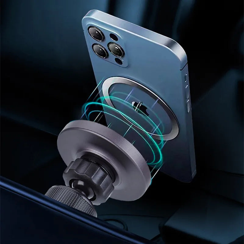 Magnetic Car Wireless Charger 15W Dashboard | מטען אלחוטי מגנטי 15W לדשפד