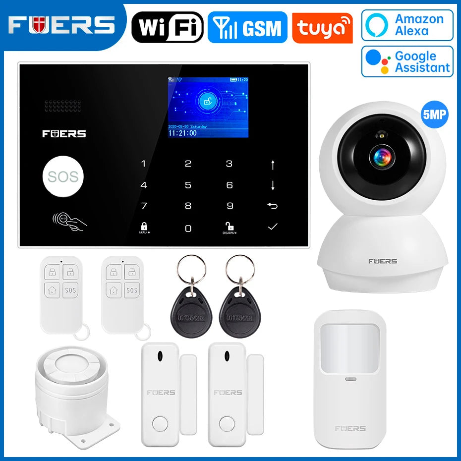 מערכת אזעקה חכמה Wi-Fi + GSM עם אפליקציית Tuya