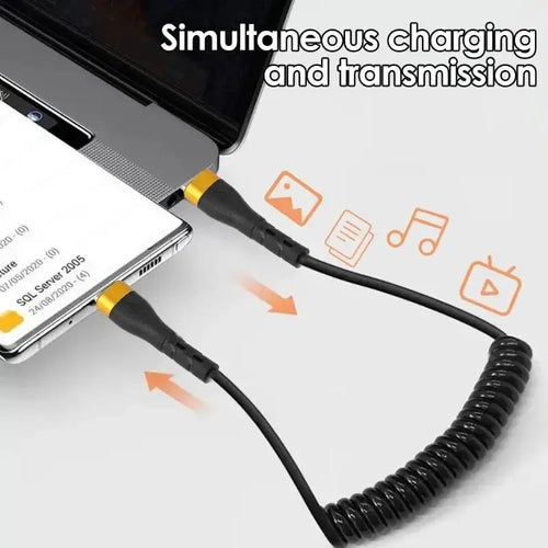 כבל USB-C ל-USB-C עם טעינה מהירה 6A