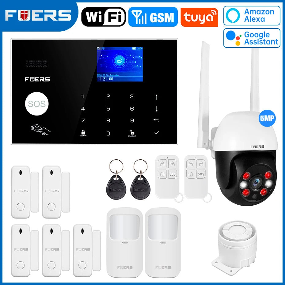 מערכת אזעקה חכמה Wi-Fi + GSM עם אפליקציית Tuya