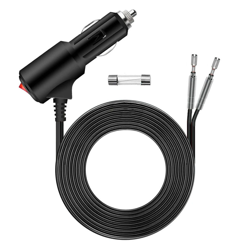 תקע מצית לרכב 12V עם מתג הפעלה ונתיך 15A