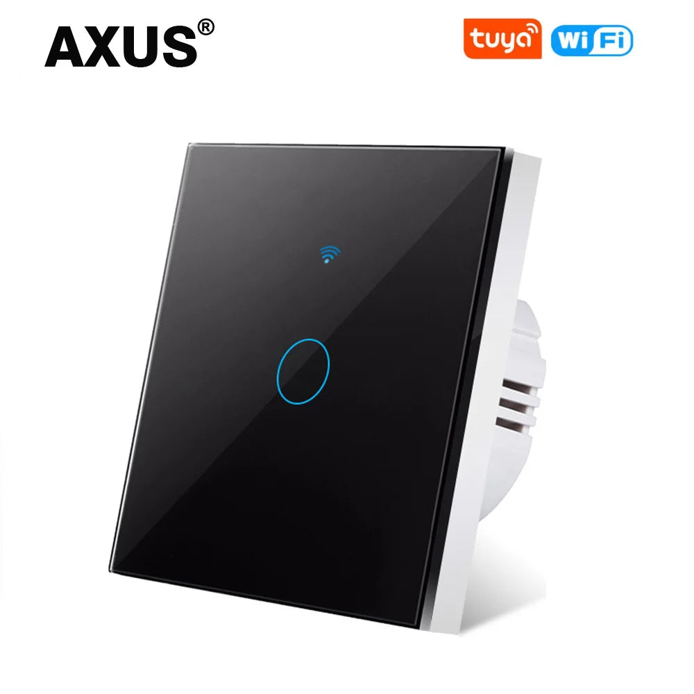 מתג תאורה חכם Wi-Fi עם מסך מגע – תואם Alexa ו-Google Home