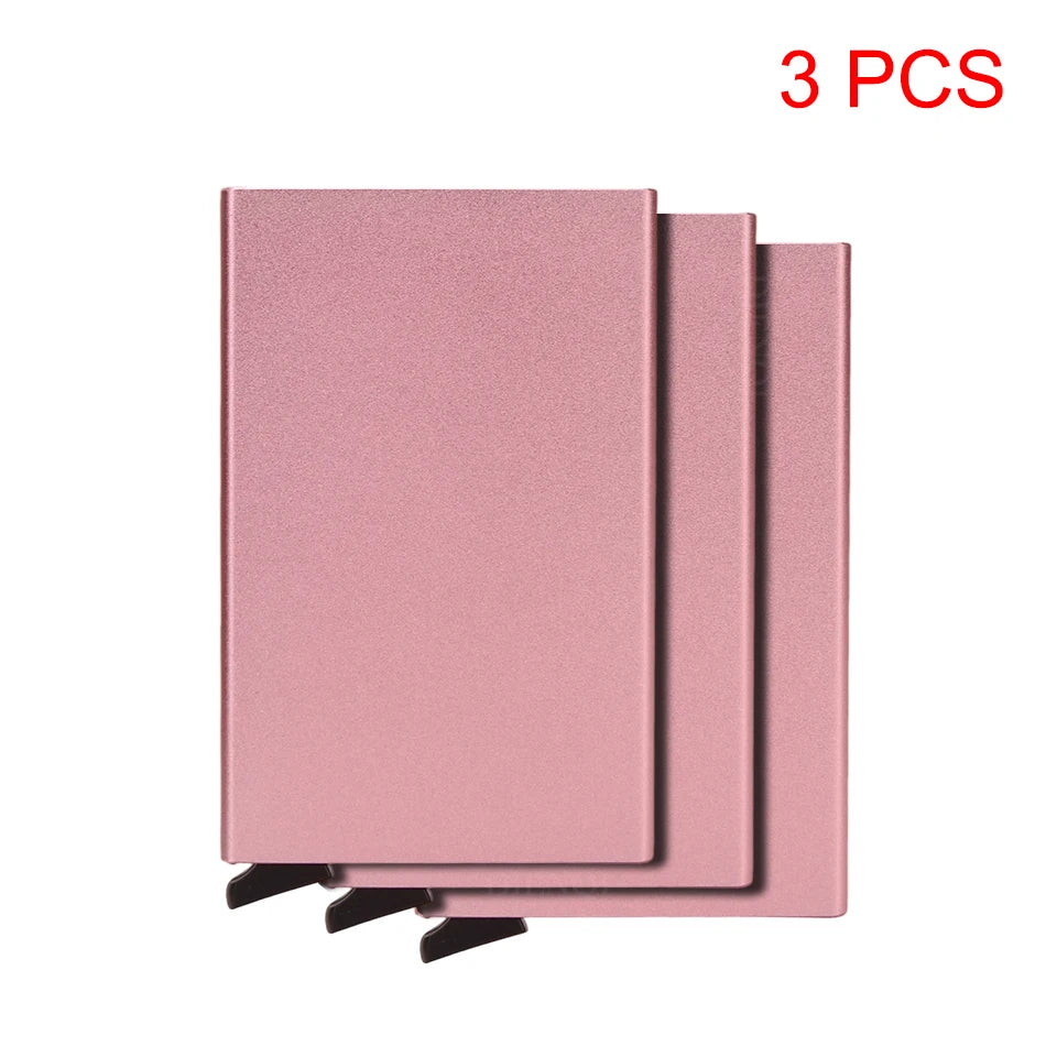 ארנק כרטיסים מאלומיניום עם הגנת RFID