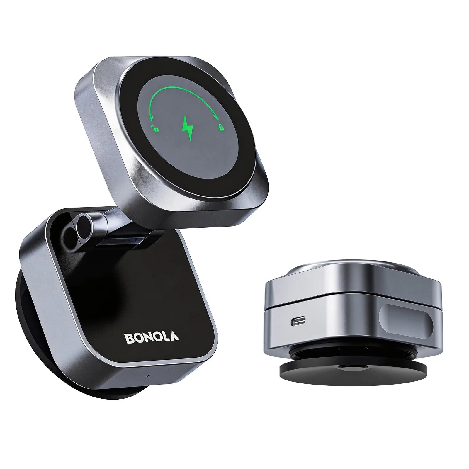 Car Suction Cup Wireless Charger 25W MagSafe | מטען אלחוטי 25W כוס יניקה לרכב