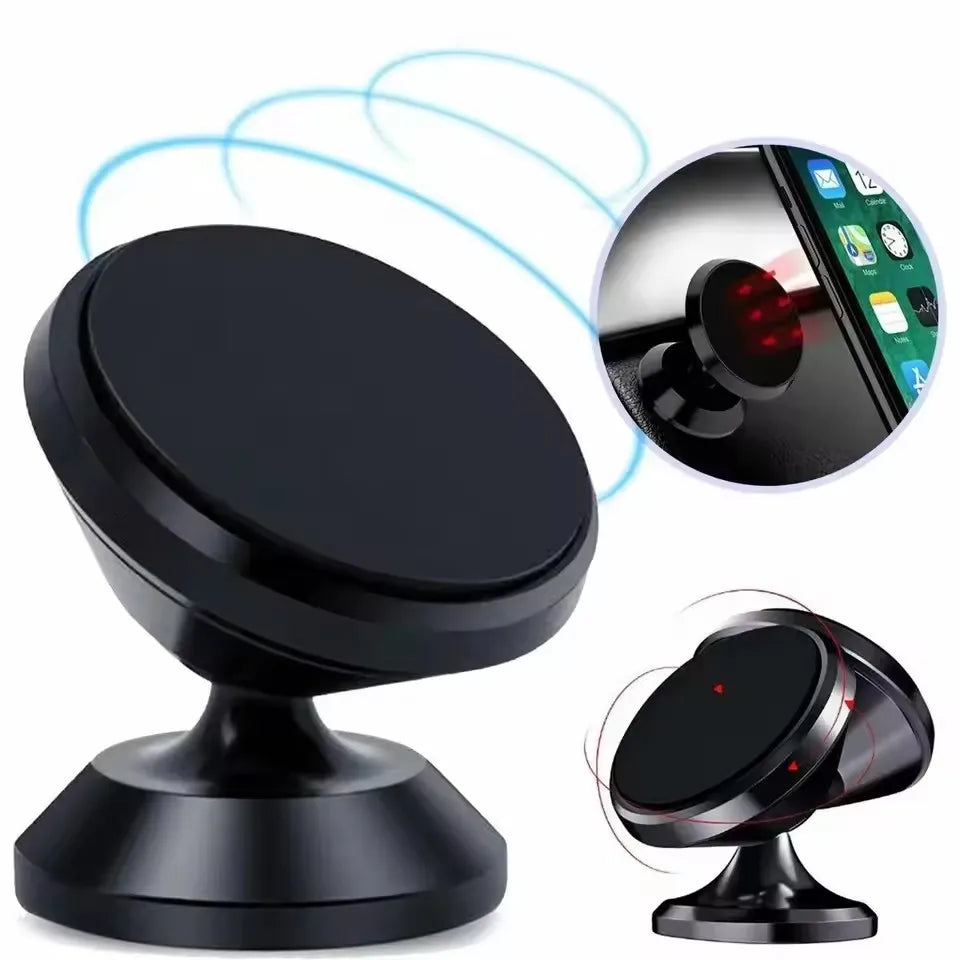 מעמד מגנטי לרכב לטלפון – מגנט חזק וסיבוב 360°