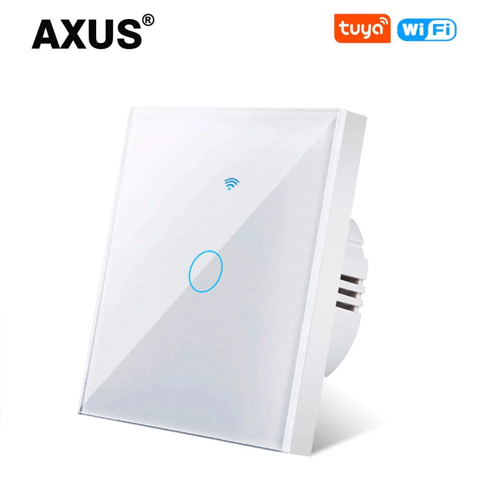 מתג תאורה חכם Wi-Fi עם מסך מגע – תואם Alexa ו-Google Home