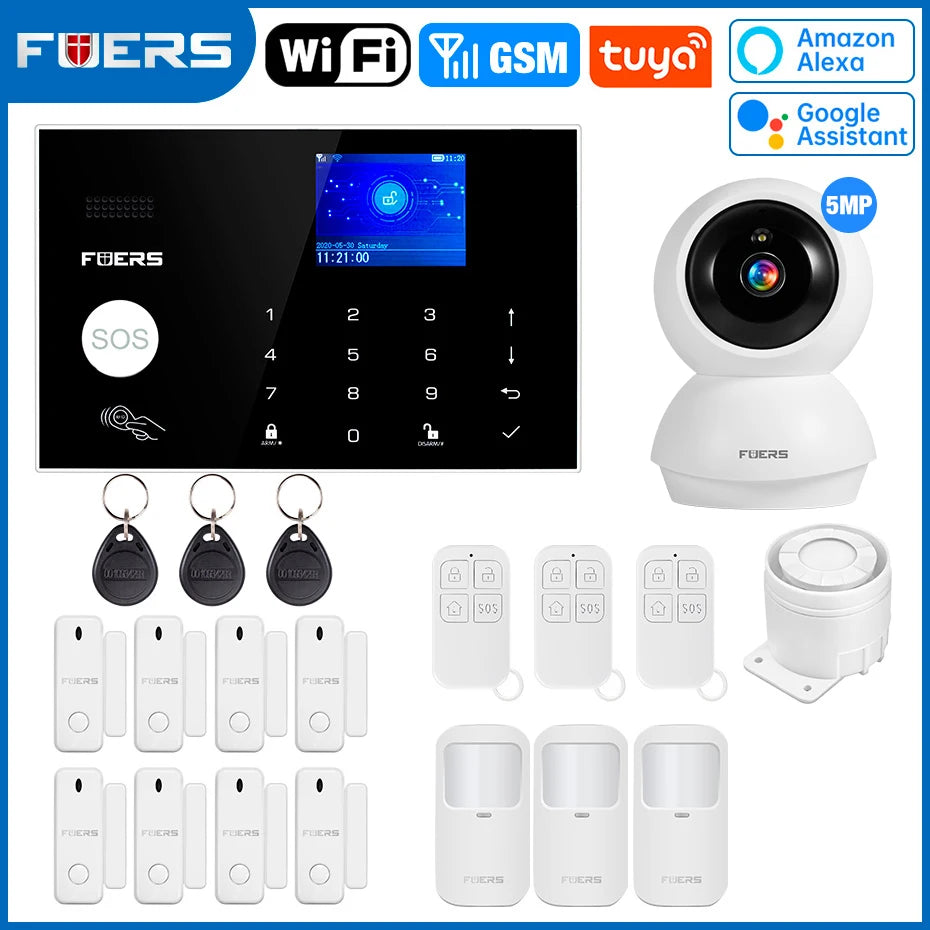 מערכת אזעקה חכמה Wi-Fi + GSM עם אפליקציית Tuya