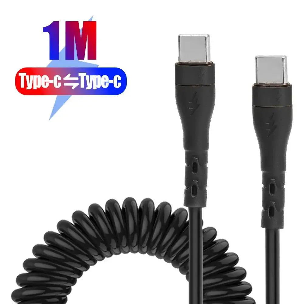 כבל USB-C ל-USB-C עם טעינה מהירה 6A