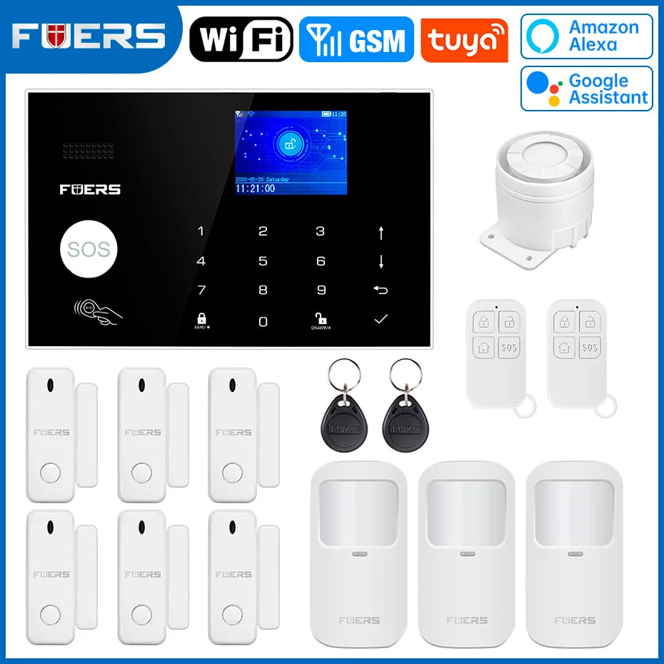 מערכת אזעקה חכמה Wi-Fi + GSM עם אפליקציית Tuya