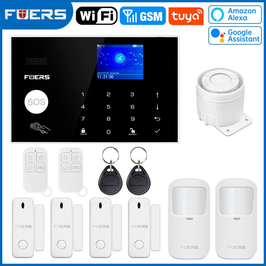 מערכת אזעקה חכמה Wi-Fi + GSM עם אפליקציית Tuya