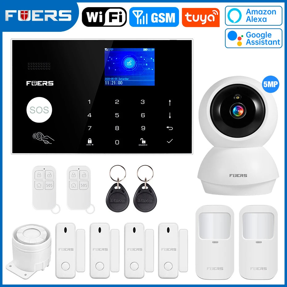 מערכת אזעקה חכמה Wi-Fi + GSM עם אפליקציית Tuya
