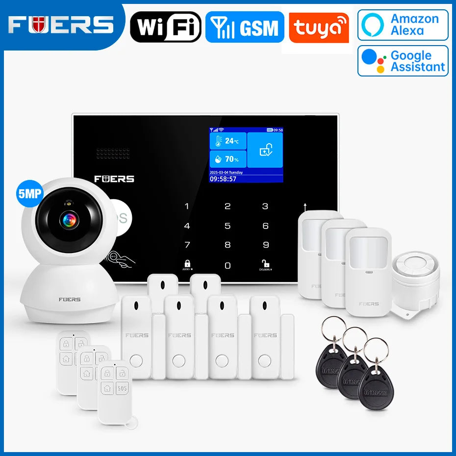 מערכת אזעקה חכמה Wi-Fi + GSM עם אפליקציית Tuya